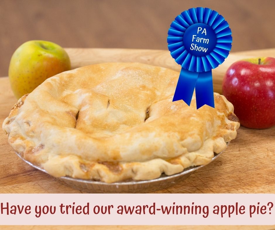 Have you tried our award-winning apple pie?