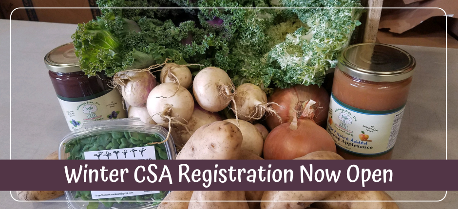 Winter CSA Registration is now open!