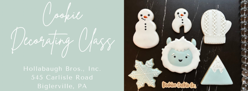 Join us for our next cookie decorating class on January 25th.