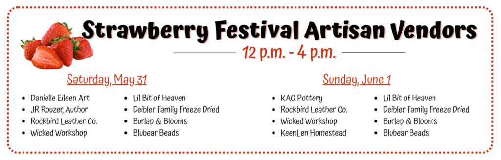 Strawberry Festival Artisan Vendors