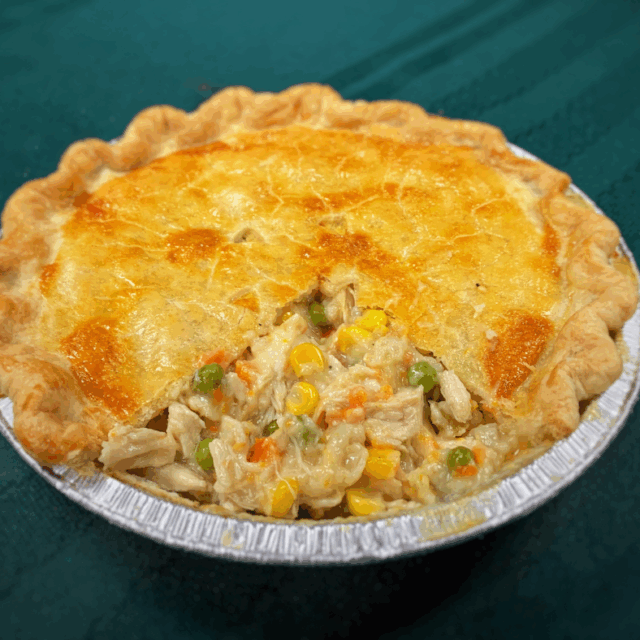 Chicken vegetable pie