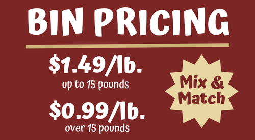 Current bin porch pricing
