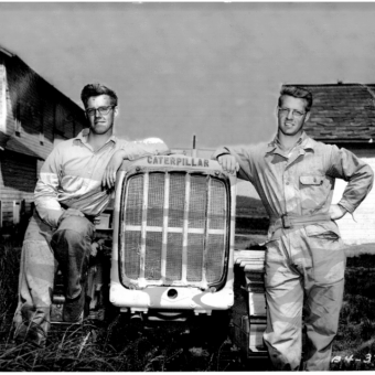 The first generation – Donald and Harold Hollabaugh – twin brothers