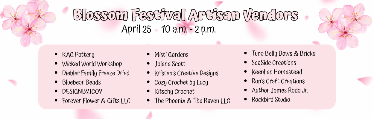 Spring Blossom Festival Artisan Vendors