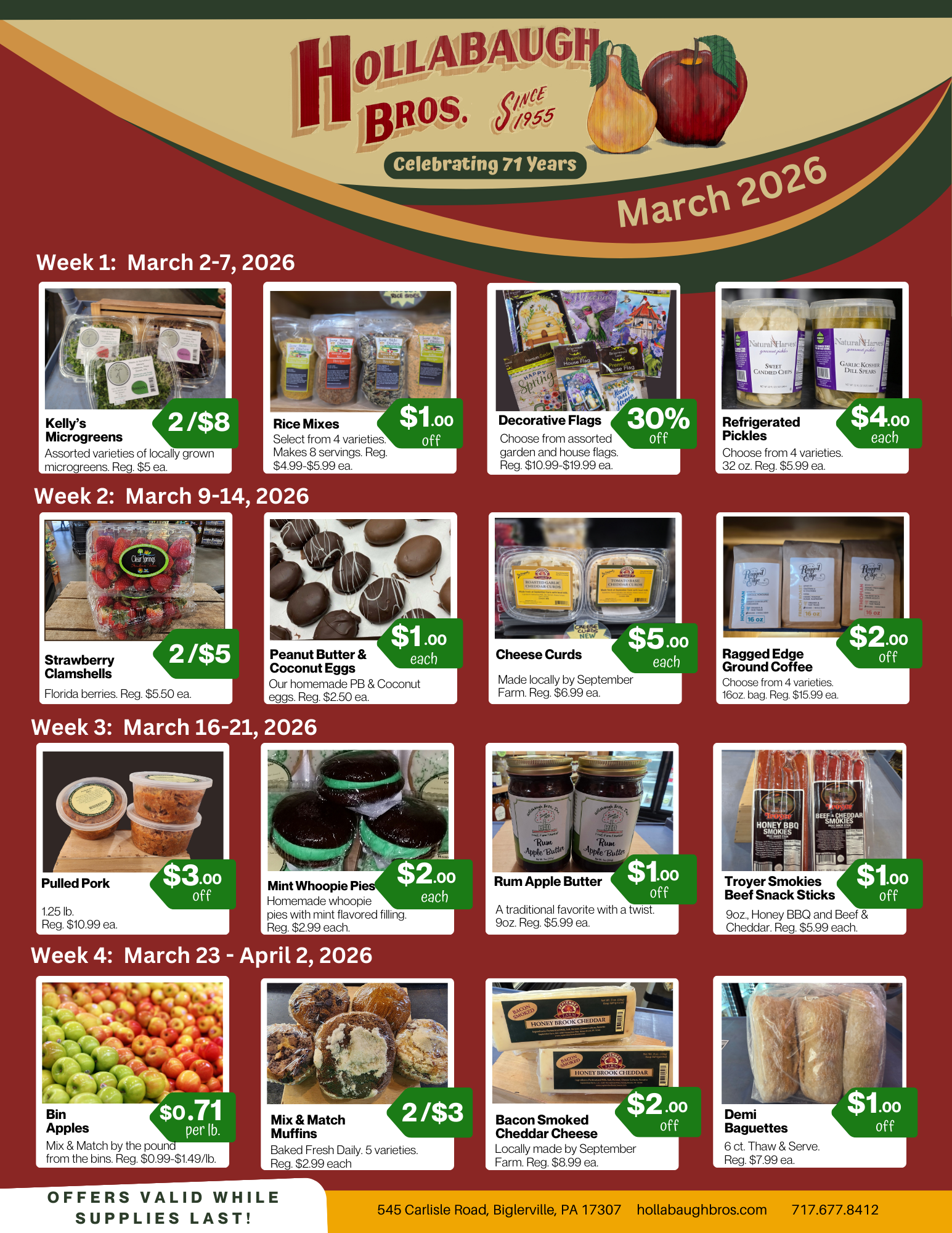 March 2026 Sales Flyer