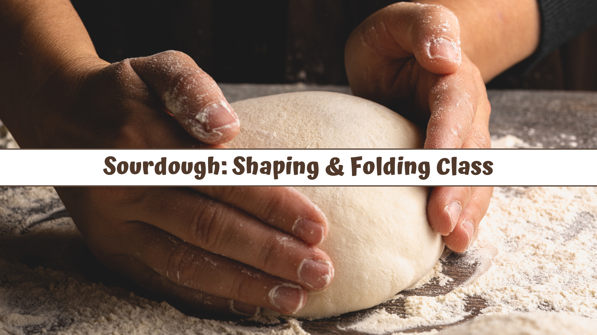 Sourdough: Shaping & Folding Class