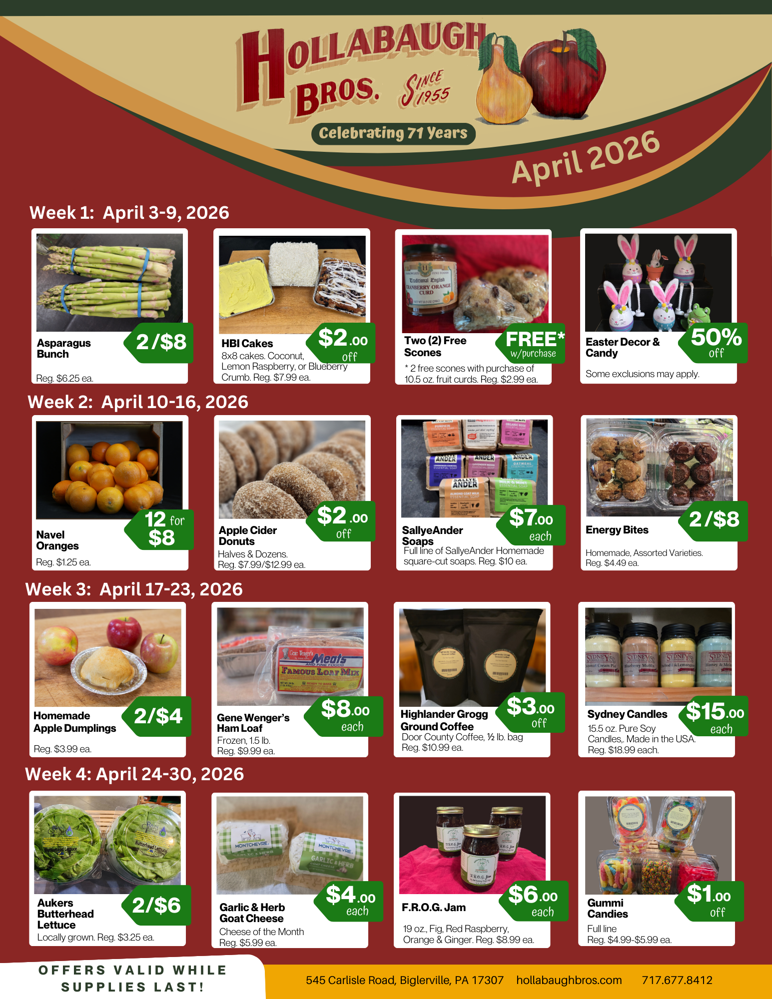 April 2026 Sales Flyer