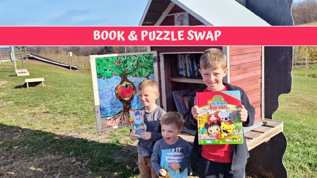 Join us for our upcoming book & puzzle swap.
