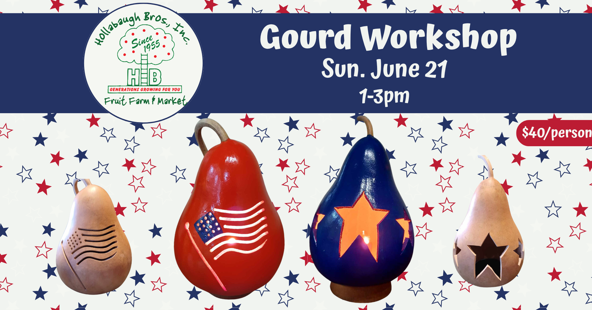 Gourd Workshop Sun. June 21 1-3pm
