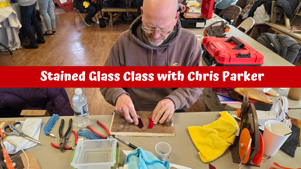 Our next Stained Glass Class is scheduled for June 20th.