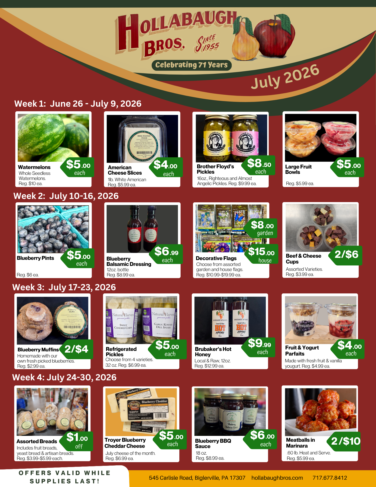 July 2026 Sales Flyer
