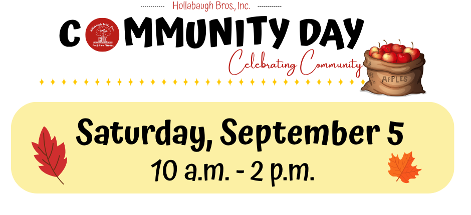 Community Day, September 5, 10am-2pm