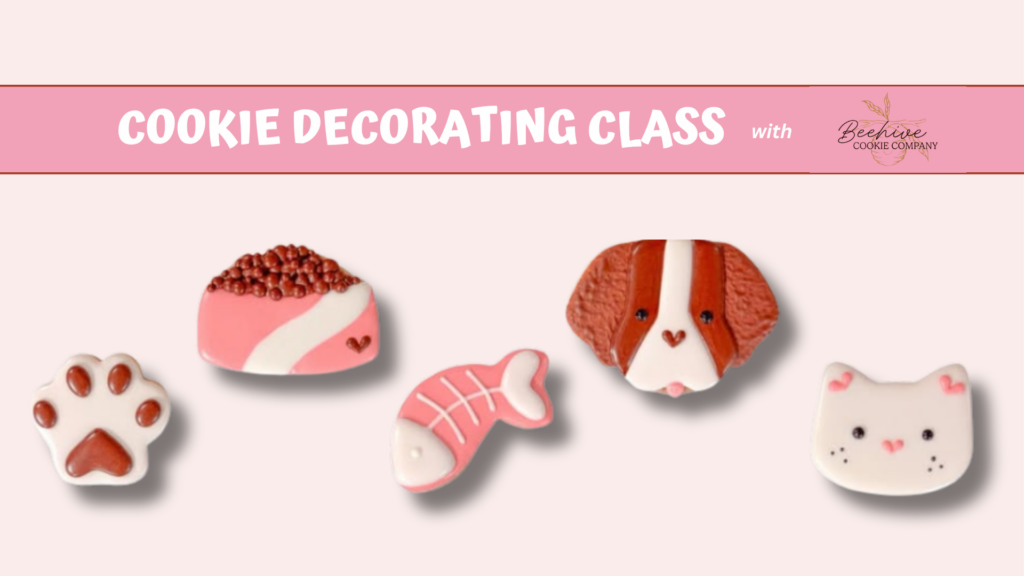 August Cookie Decorating Class with Beehive Cookie Co.