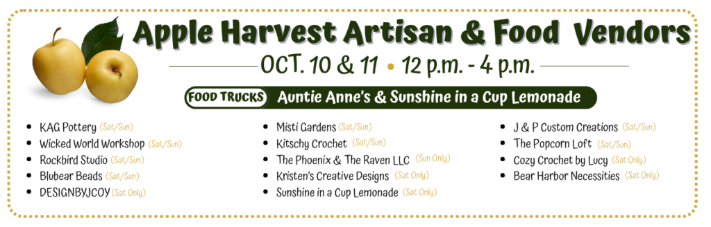 Apple Harvest Weekend #2 - Artisan & Food Vendors